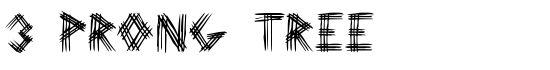 3 Prong Tree - Download Thousands of Free Fonts at FontZone.net