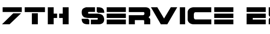 7th Service ExtraBold - Download Thousands of Free Fonts at FontZone.net