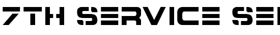 7th Service Semi-Condensed - Download Thousands of Free Fonts at FontZone.net
