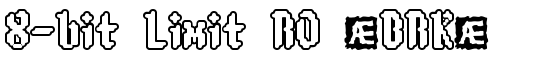 8-bit Limit RO (BRK) - Download Thousands of Free Fonts at FontZone.net