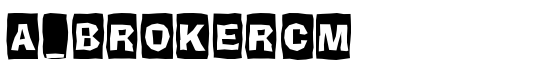 a_BrokerCm - Download Thousands of Free Fonts at FontZone.net