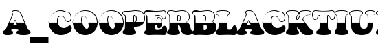 a_CooperBlackTiulB&W - Download Thousands of Free Fonts at FontZone.net