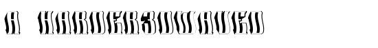 a_Harder3DWaved - Download Thousands of Free Fonts at FontZone.net