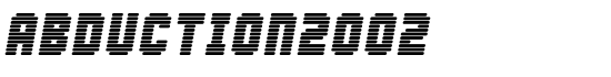 Abduction2002 - Download Thousands of Free Fonts at FontZone.net