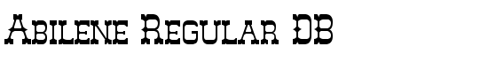 Abilene Regular DB - Download Thousands of Free Fonts at FontZone.net