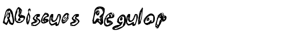 Abiscuos Regular - Download Thousands of Free Fonts at FontZone.net
