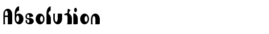 Absolution - Download Thousands of Free Fonts at FontZone.net
