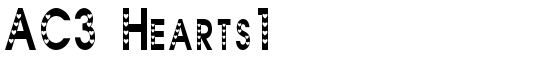  AC3 Hearts1 - Download Thousands of Free Fonts at FontZone.net