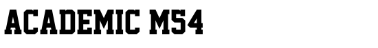 Academic M54 - Download Thousands of Free Fonts at FontZone.net