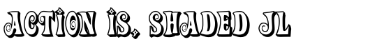 Action Is, Shaded JL - Download Thousands of Free Fonts at FontZone.net