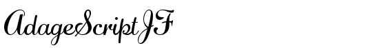 AdageScriptJF - Download Thousands of Free Fonts at FontZone.net