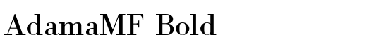 AdamaMF Bold - Download Thousands of Free Fonts at FontZone.net