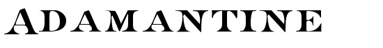 Adamantine - Download Thousands of Free Fonts at FontZone.net