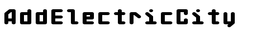 AddElectricCity - Download Thousands of Free Fonts at FontZone.net