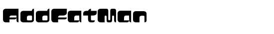 AddFatMan - Download Thousands of Free Fonts at FontZone.net