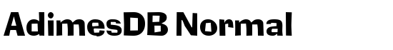 AdimesDB Normal - Download Thousands of Free Fonts at FontZone.net