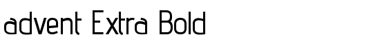 advent Extra Bold - Download Thousands of Free Fonts at FontZone.net