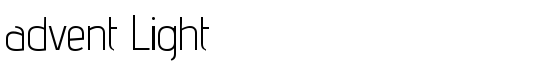 advent Light - Download Thousands of Free Fonts at FontZone.net