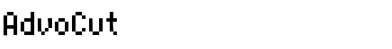 AdvoCut - Download Thousands of Free Fonts at FontZone.net
