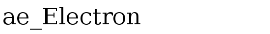 ae_Electron - Download Thousands of Free Fonts at FontZone.net