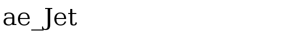 ae_Jet - Download Thousands of Free Fonts at FontZone.net