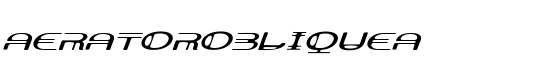 AeratorObliqueA - Download Thousands of Free Fonts at FontZone.net