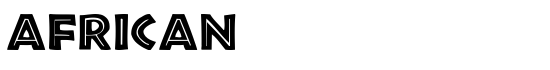 African - Download Thousands of Free Fonts at FontZone.net