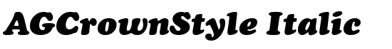 AGCrownStyle Italic - Download Thousands of Free Fonts at FontZone.net