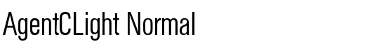 AgentCLight Normal - Download Thousands of Free Fonts at FontZone.net