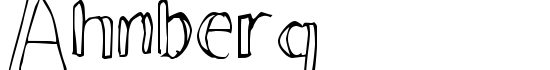 Ahnberg - Download Thousands of Free Fonts at FontZone.net