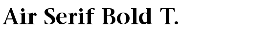 Air Serif Bold T. - Download Thousands of Free Fonts at FontZone.net