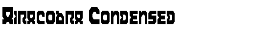 Airacobra Condensed - Download Thousands of Free Fonts at FontZone.net