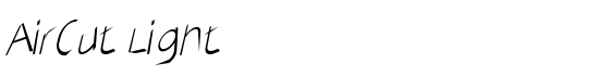 AirCut Light - Download Thousands of Free Fonts at FontZone.net