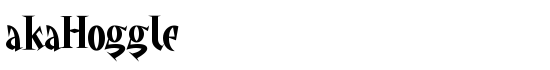 akaHoggle - Download Thousands of Free Fonts at FontZone.net