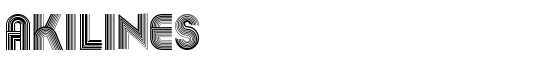 AkiLines - Download Thousands of Free Fonts at FontZone.net