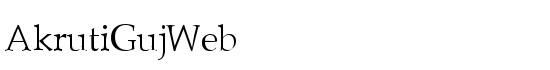 AkrutiGujWeb - Download Thousands of Free Fonts at FontZone.net