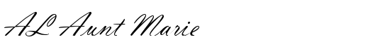 AL Aunt Marie - Download Thousands of Free Fonts at FontZone.net