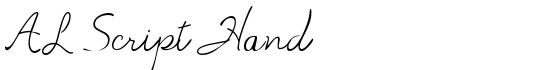 AL Script Hand - Download Thousands of Free Fonts at FontZone.net