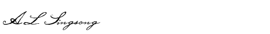 AL Singsong - Download Thousands of Free Fonts at FontZone.net