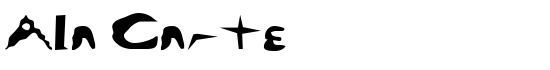 Ala Carte - Download Thousands of Free Fonts at FontZone.net