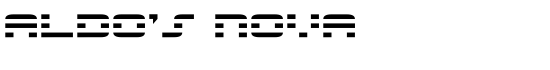 Aldo's Nova - Download Thousands of Free Fonts at FontZone.net