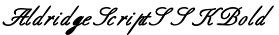 AldridgeScriptSSK Bold - Download Thousands of Free Fonts at FontZone.net