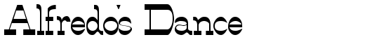 Alfredo's Dance - Download Thousands of Free Fonts at FontZone.net