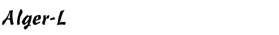 Alger-Light - Download Thousands of Free Fonts at FontZone.net