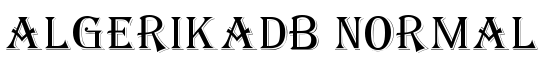 AlgerikaDB Normal - Download Thousands of Free Fonts at FontZone.net