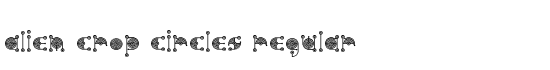 alien crop circles Regular - Download Thousands of Free Fonts at FontZone.net