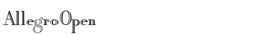 AllegroOpen - Download Thousands of Free Fonts at FontZone.net
