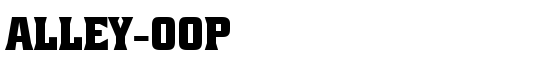 Alley-Oop - Download Thousands of Free Fonts at FontZone.net