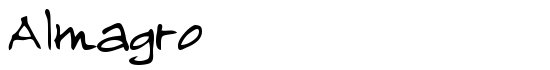 Almagro - Download Thousands of Free Fonts at FontZone.net