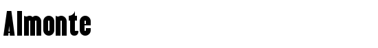 Almonte - Download Thousands of Free Fonts at FontZone.net